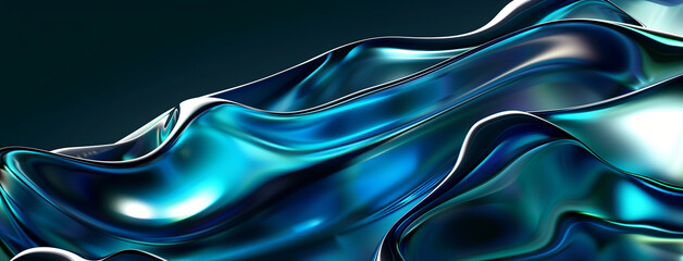 Soft, flowing blue hues with a hint of texture create an abstract, wave-like design perfect for a calming background