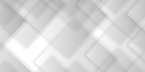 Abstract elegant background white and gray squares texture. Abstract white and grey geometric overlapping square pattern abstract futuristic background technology digital concept.