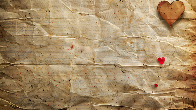 Custom love letter paper for custom romantic text.