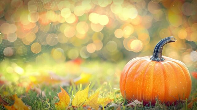 Halloweenk&uuml;rbis Hintergrundanimation, made by AI