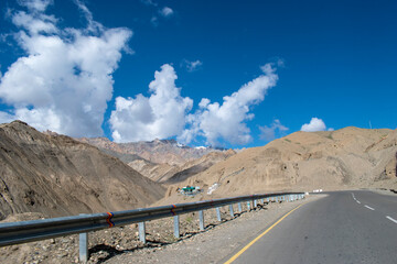 amazing landscape ,roadways ,and mesmerizing beauty of Leh , India