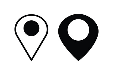 Fototapeta premium pin map icon. pin location icon vector.