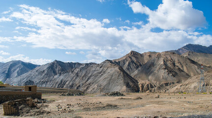 amazing landscape ,roadways ,and mesmerizing beauty of Leh , India