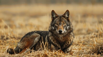 Obraz premium black backed jackal