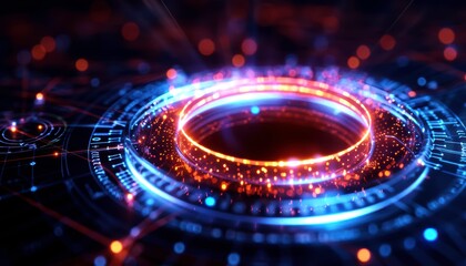 Detailed closeup of an electromagnetic field diagram, highresolution, pollution imagery and calculus formulas surrounding it, vibrant and photorealistic