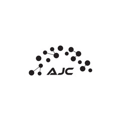 AJC letter logo design on white background. Creative  modern AJC letter logo design. Vector design.