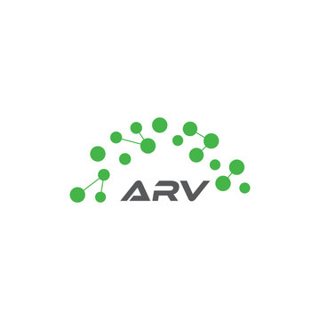 ARV letter logo design on white background. Creative  modern ARV letter logo design. Vector design.