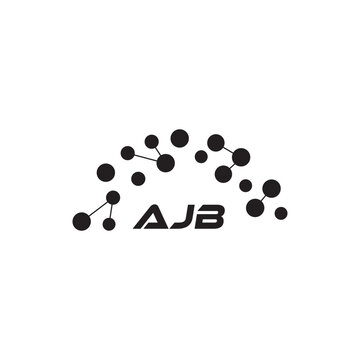 AJB letter logo design on white background. Creative  modern AJB letter logo design. Vector design.