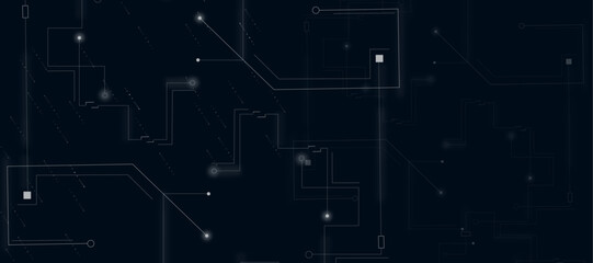 Abstract futuristic shapes. Vectors Digital technology and science background.