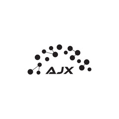 AJX letter logo design on white background. Creative  modern AJX letter logo design. Vector design.
