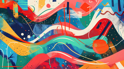 Obraz premium Modern illustration of an abstract card background in modern style Wallpaper design