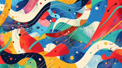 Modern illustration of an abstract card background in modern style Wallpaper design