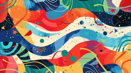 Obraz premium Modern illustration of an abstract card background in modern style Wallpaper design