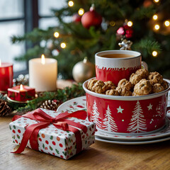 Christmas tree in the city