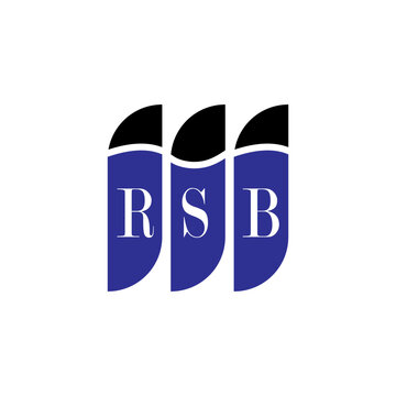 RSB letter logo design on white background. Creative  modern RSB letter logo design. Vector design.
