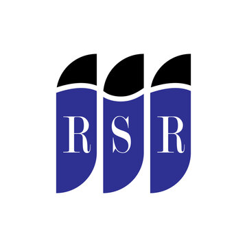RSR letter logo design on white background. Creative  modern RSR letter logo design. Vector design.