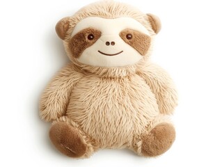 Cheerful Cartoonish Sloth Plush Toy for Children - Brightly Colored, Soft Texture, Ideal for Kids Entertainment and Decor