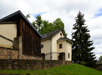 Historical Castle Berg in the Town Colmar, Luxemburg