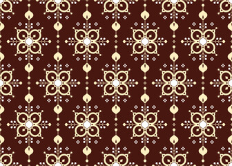 geometric ethnic fabric seamless pattern, design for cloth, carpet, batik, wallpaper, wrapping etc.