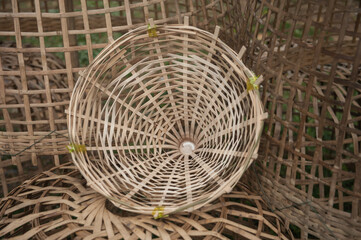 Basketry made from bamboo