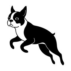 black dog vector