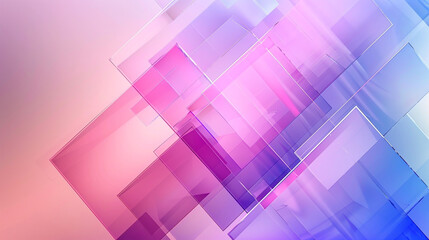 Obraz premium Modern glass colorful and bright square overlapped pattern on background. colorful square gradient Suit for business, corporate, institution, party, festive, seminar, and talks.