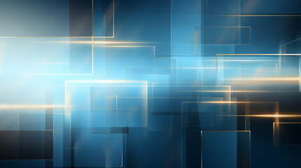 Fototapeta premium Blue shiny motion square line blue Futuristic background. square background. digital blue background.