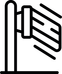 Industrial air dryer blowing hot wind for fast drying process in black and white