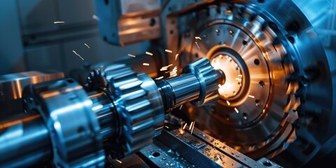 Obraz premium Machine with Sparks