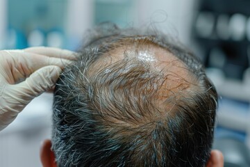 Naklejka premium hair loss