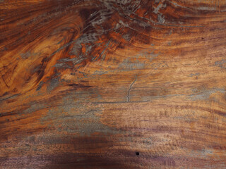 Fototapeta premium Old wooden table texture for vintage background.