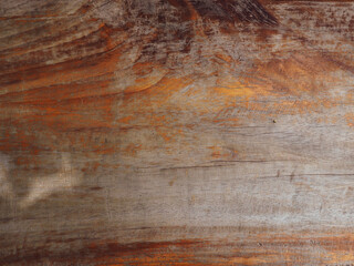 Old wooden table texture for vintage background.