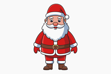
santa claus character icon, Cartoon vector illustration of Santa Claus
