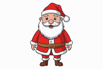 
santa claus character icon, Cartoon vector illustration of Santa Claus

