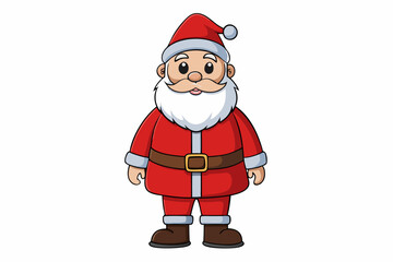
santa claus character icon, Cartoon vector illustration of Santa Claus
