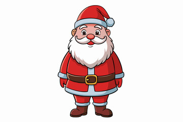 
santa claus character icon, Cartoon vector illustration of Santa Claus

