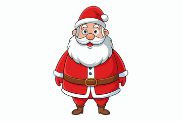 
santa claus character icon, Cartoon vector illustration of Santa Claus
