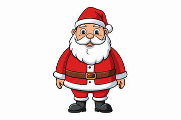 
santa claus character icon, Cartoon vector illustration of Santa Claus
