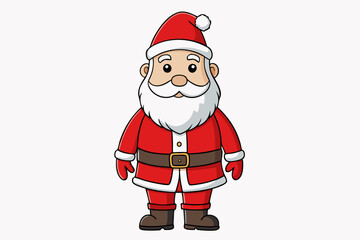 
santa claus character icon, Cartoon vector illustration of Santa Claus
