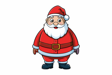 
santa claus character icon, Cartoon vector illustration of Santa Claus
