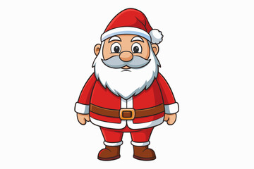 
santa claus character icon, Cartoon vector illustration of Santa Claus
