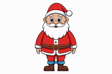 
santa claus character icon, Cartoon vector illustration of Santa Claus
