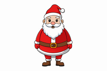 
santa claus character icon, Cartoon vector illustration of Santa Claus
