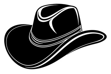Cowgirl and Cowboy Hat SVG Silhouette