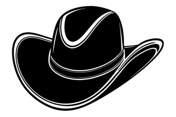Cowgirl and Cowboy Hat SVG Silhouette