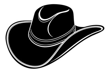 Cowgirl and Cowboy Hat SVG Silhouette