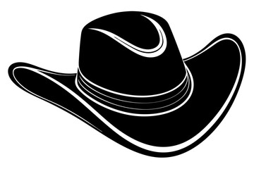 Cowgirl and Cowboy Hat SVG Silhouette