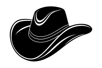 Cowgirl and Cowboy Hat SVG Silhouette
