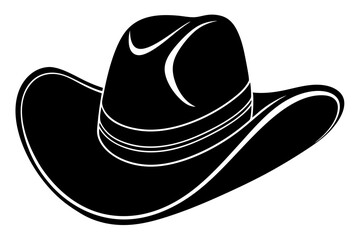 Cowgirl and Cowboy Hat SVG Silhouette