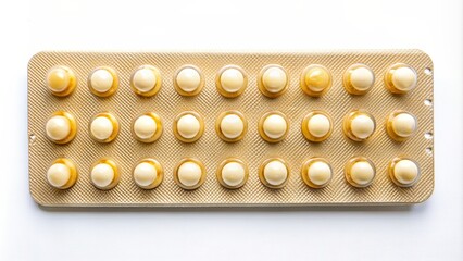 28 tablets contraceptive pills strip on white background, contraceptive, pills, birth control, medication